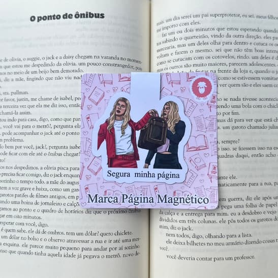 As Branquelas meme  Marca Página Magnético