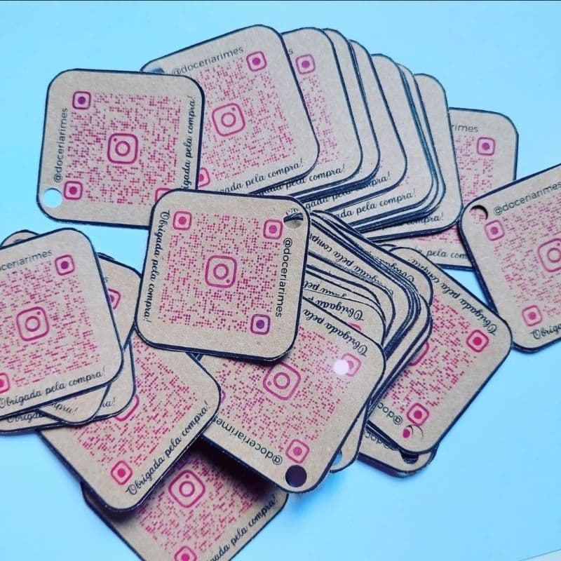 Mini Cartões Personalizados.