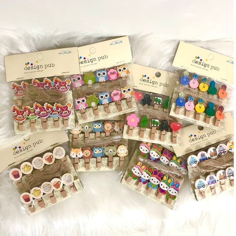 Clipe de foto de corda de cânhamo criativo, cor de registro, clipe pendurado na parede de fotos