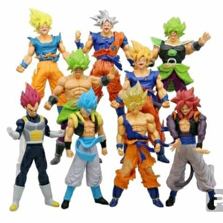 Bonecos Dragon Ball Z 20 cm Para Colecionar GoKu, Vegeta,Broly