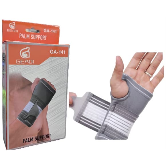 Munhequeira Suporte Cinza Confortável Academia Exercicios Esportes PRONTO ENTREGA RJ GA-141