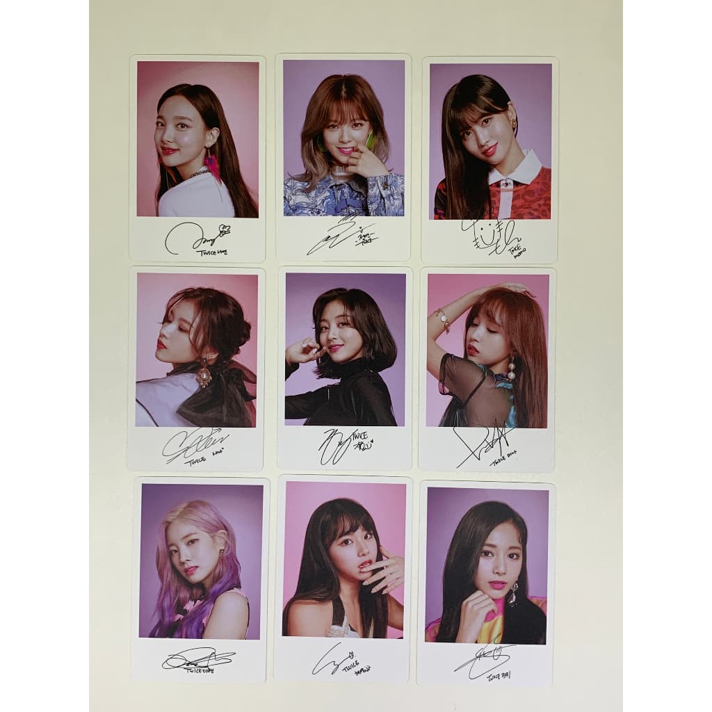 twice yes or yes pob photocard original kpop