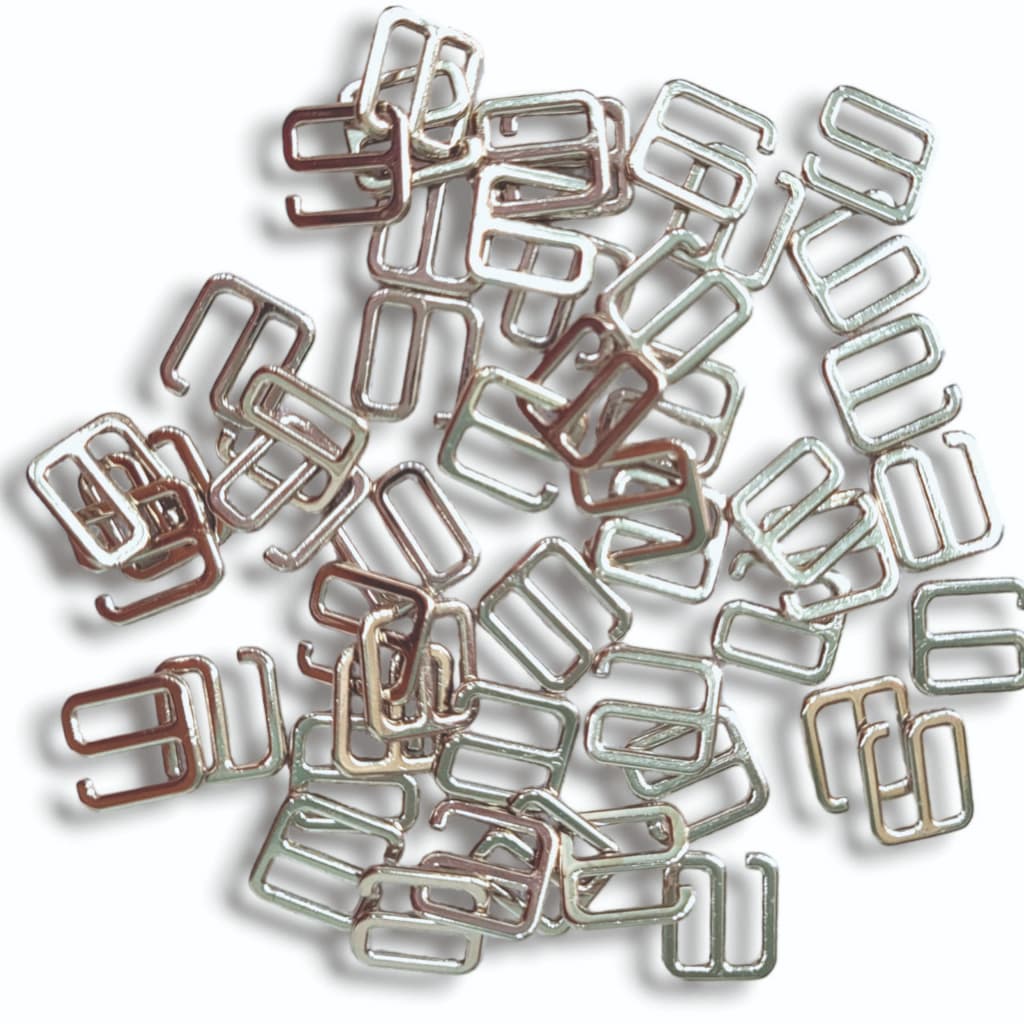 Gancho de 07 mm de metal para alças Pacote de 100 unidades por cor vestido feminino