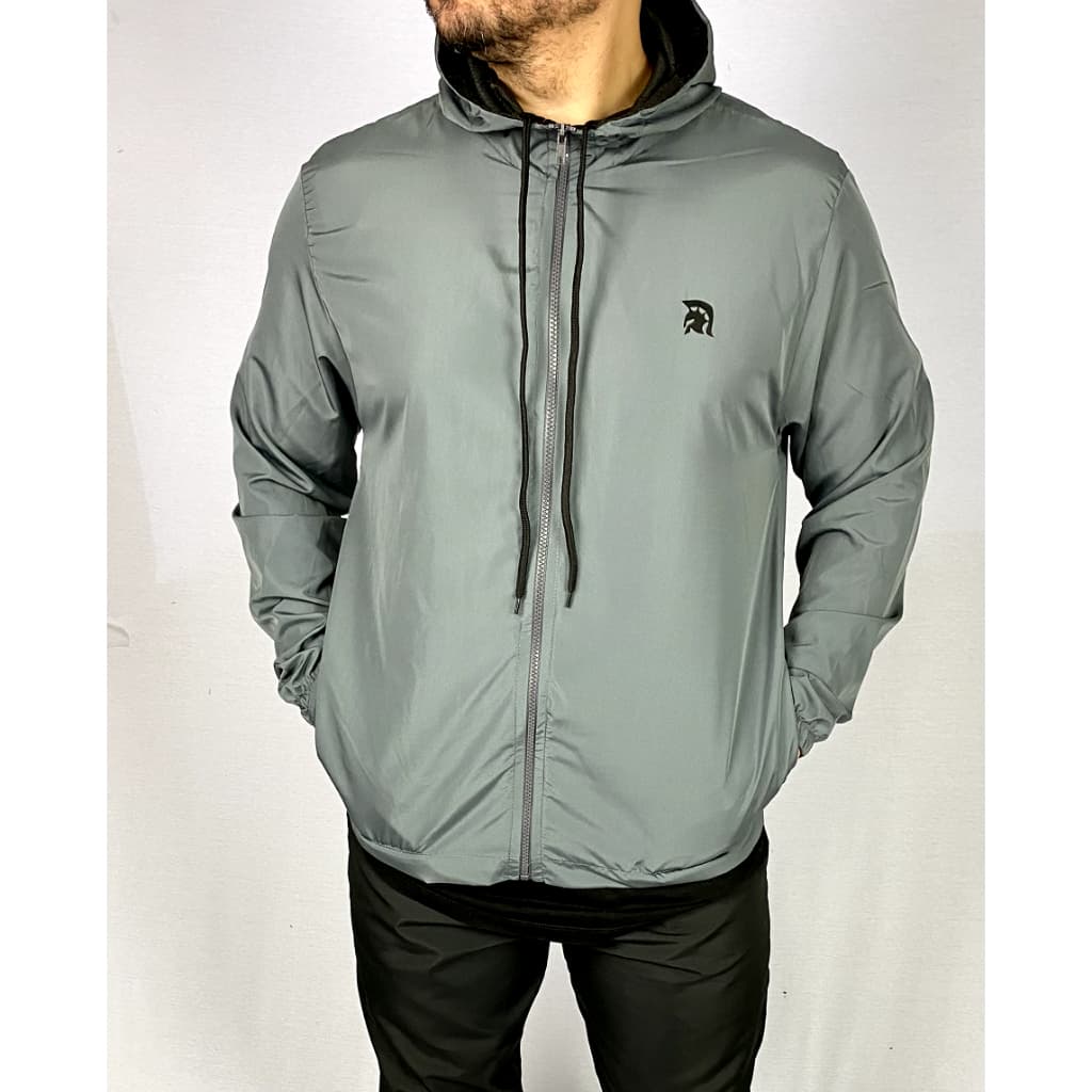 Corta Vento para Treino Impermeável Spartan Forro no Capuz