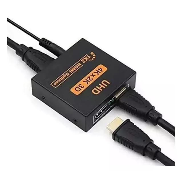 Splitter 1x2 Distribuidor De Sinal Hdmi 3d 4k Duplicado Tv