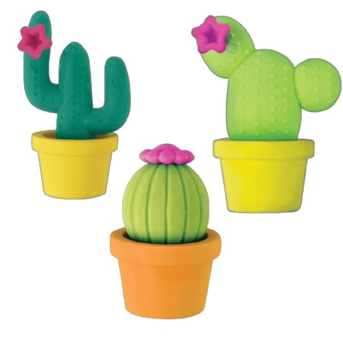Borracha Cacto / Cactus / Papelaria / Cactos Fofa / Material Escolar - Tilibra