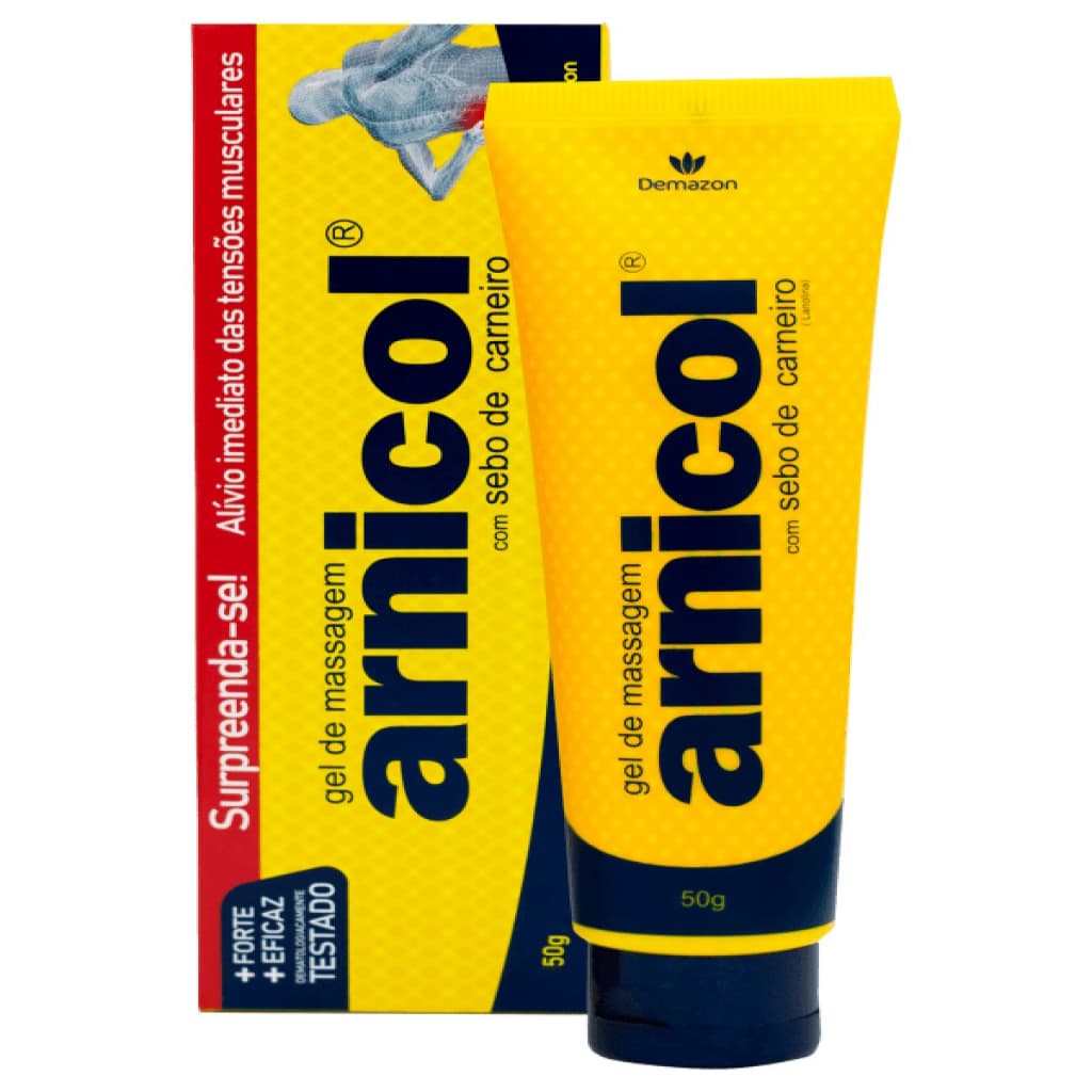 Gel De Massagem Arnicol Sebo De Carneiro 50g - Demazon