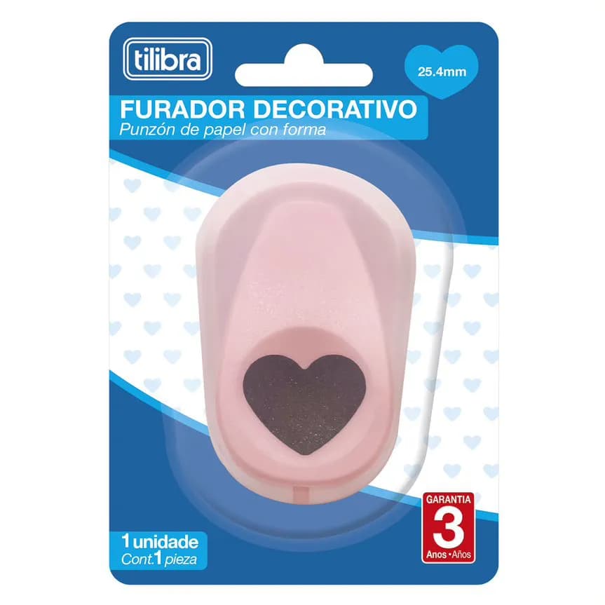 FURADOR ARTESANAL 25,4MM TILIBRA CORACAO