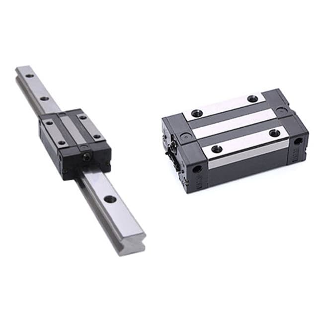 1 Guias Linear De 15mm X 500mm + 1 Patins Sem Aba 15mm