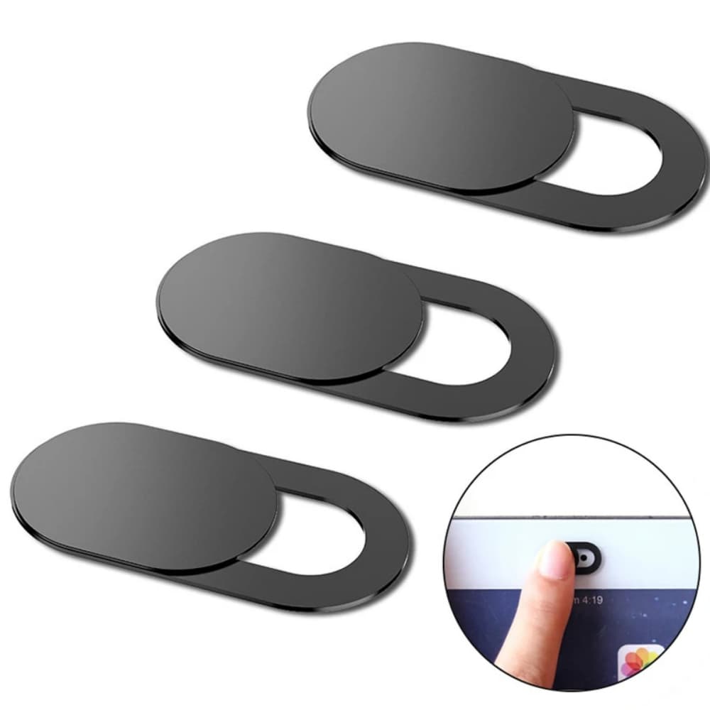 Tampa câmera notebook protetor kit 3pçs privacidade anti espião