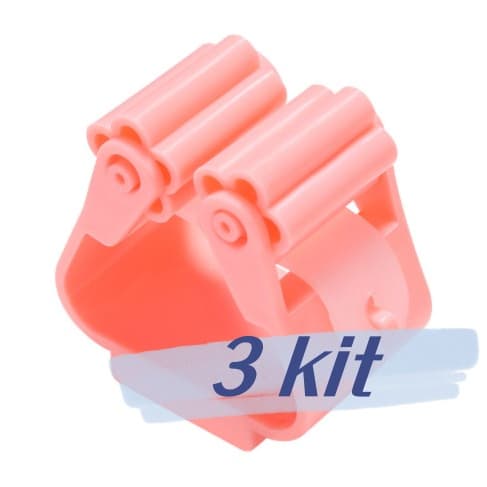 3 Suporte Vassouras E Rodo Suporte De Parede Fortalecer Gancho De Cozinha Banheiro Cabo Vassoura