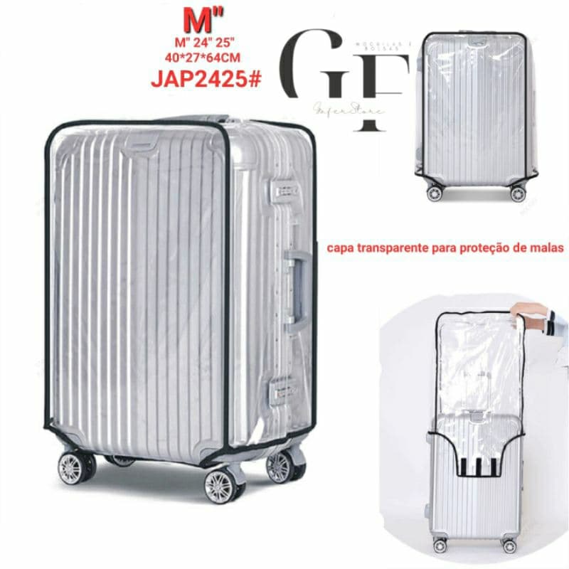 Capa para mala toda transparente st26