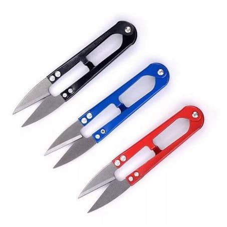 2 Tesoura em Metal Pic Arremate Acabamentos Costura (KIT COM 2 UNIDADES)