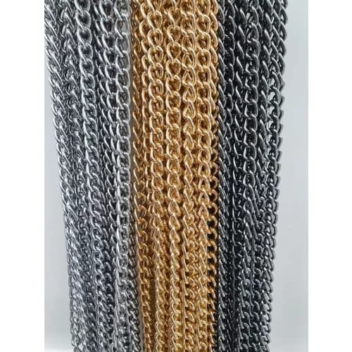 Kit 5 Metros Corrente para Alça de Bolsa e Artesanato Promoção