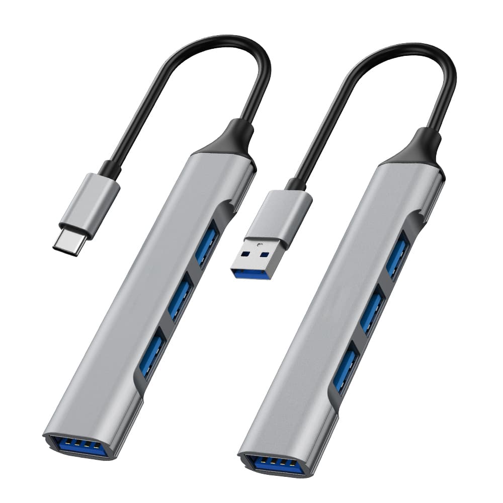 Hub Usb 3.0 4 Portas Usb Alta Velocidade Compacto Expansor USB Pc Notebook Multi Hubs Tipo C Hub Usb 3 0 Adaptador OTG