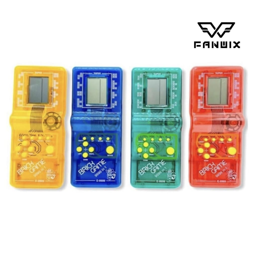 Super Mini Game Portátil Brick Game Modelo Antigo Retro Pode Escolher Cores Cor, Fanwix