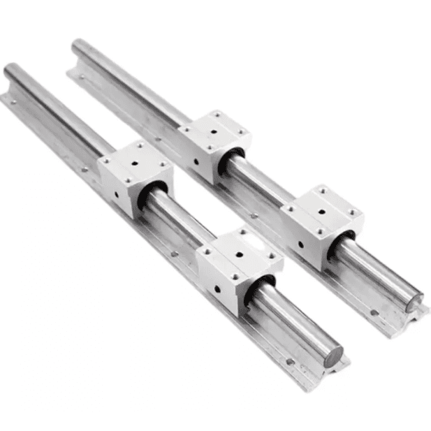 2 Eixos Suportado T 16mm X 550mm + 4 Pillow Block Aberto 16