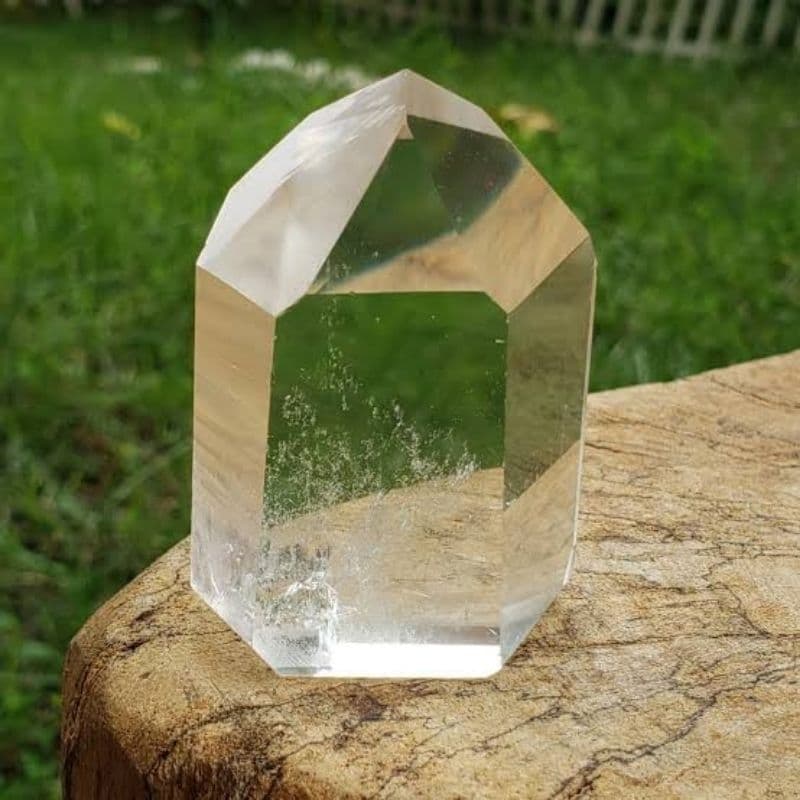 Ponta De Cristal  lapidada, Gerador De Enegia Pedra lapidado