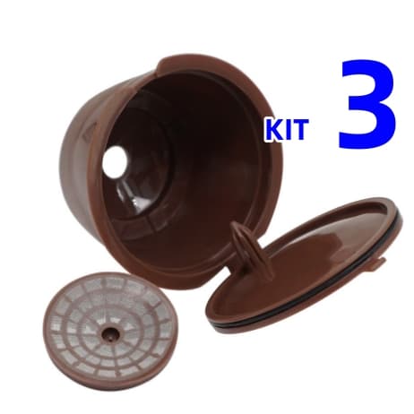 3 Cápsula Café Reutilizável Dolce Gusto Recarregável Refrescante Efectivo Promoção