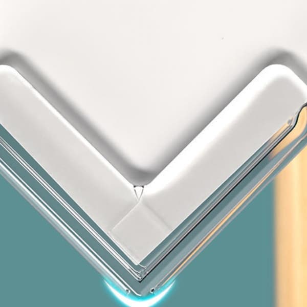 Kit 12 Protetor Quina De Mesa Em Silicone Com Adesivo Para Móveis Quarto Cozinha Promoção