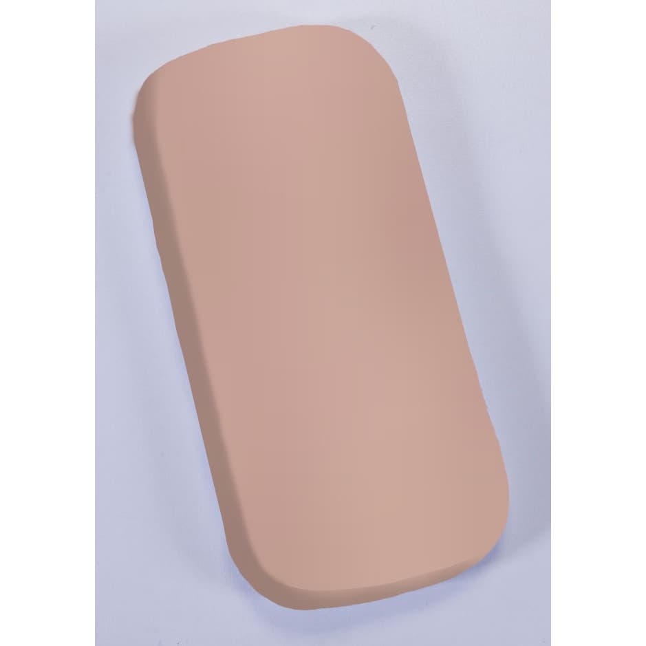 Colchonete para carrinho de bebê Menina Rose Liso Rosa envelhecido com Espuma Removivél