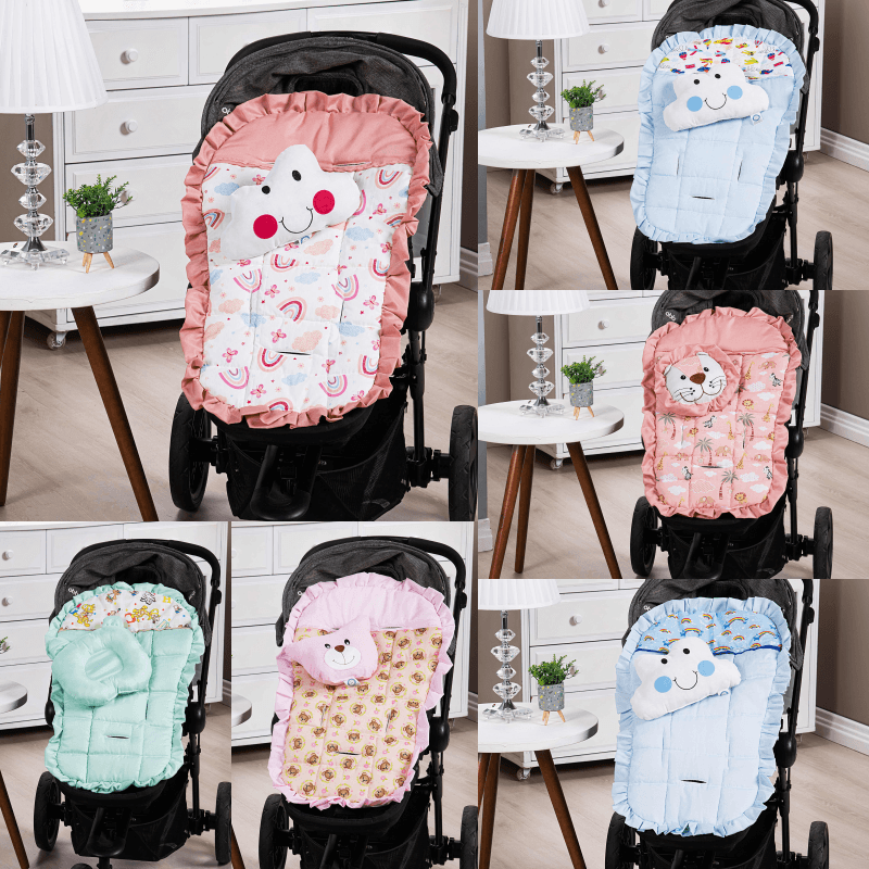 Capa de carrinho macio varias estampas menino/menino