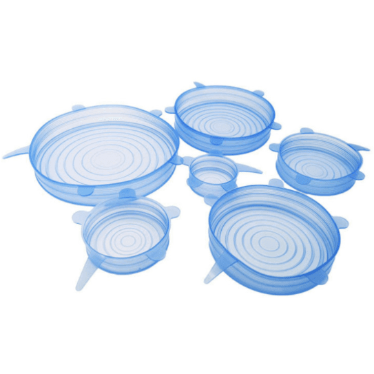 Tampas Panela Silicone Universal Reutilizável Elástica Tampas Silicone Cozinha