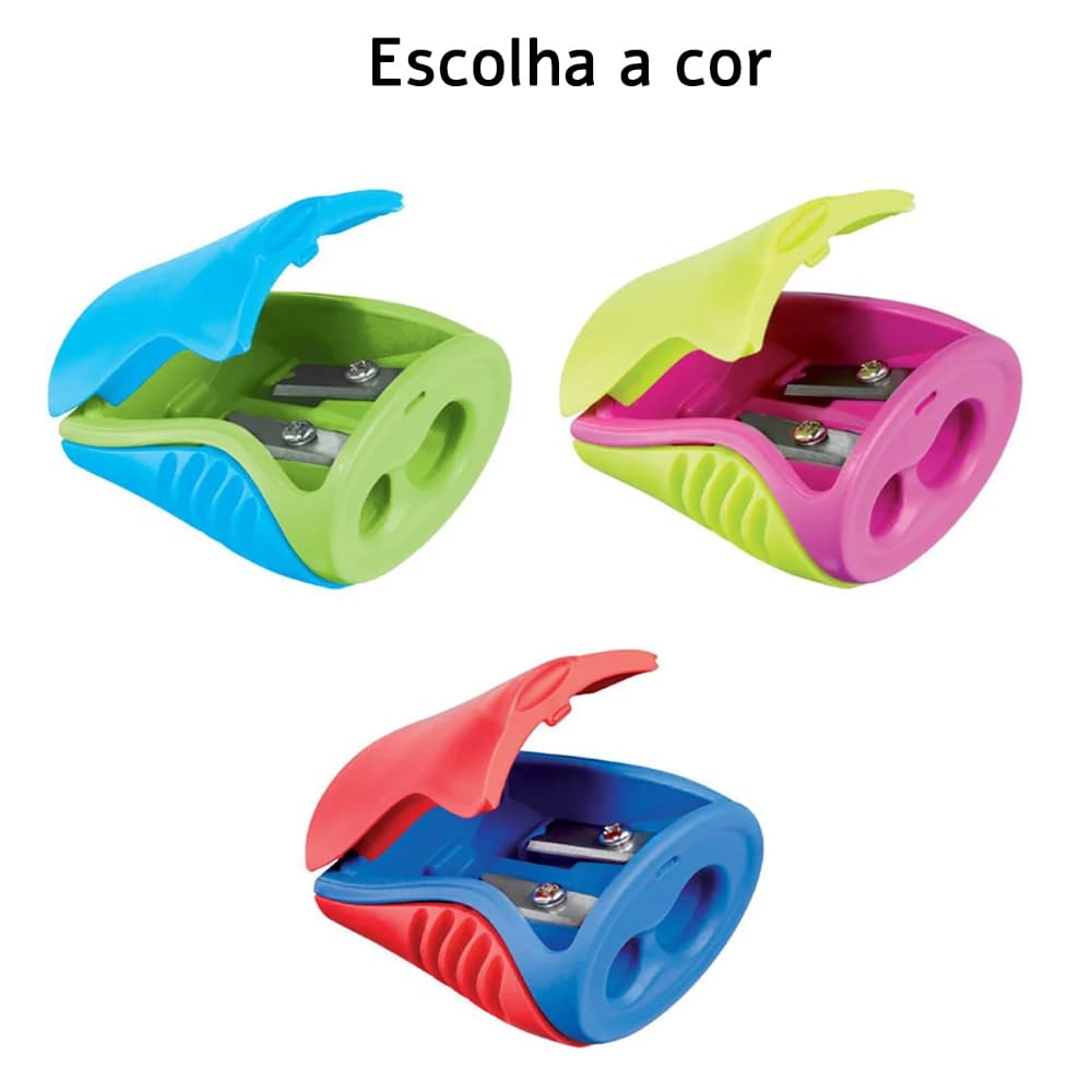 Apontador com Depósito Boogy 2 Furos - Escolha a cor  - Maped