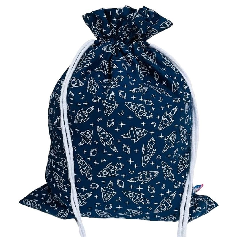 Saquinho tecido Impermeável  Roupa limpa/ suja creche escolinha viagem Maternidade