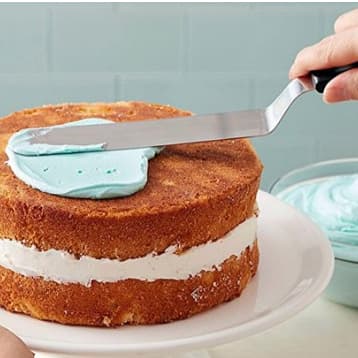 Espátula Para Alisar Bolo Confeitaria Artistica Decorar Aço Inox - 1 unidade