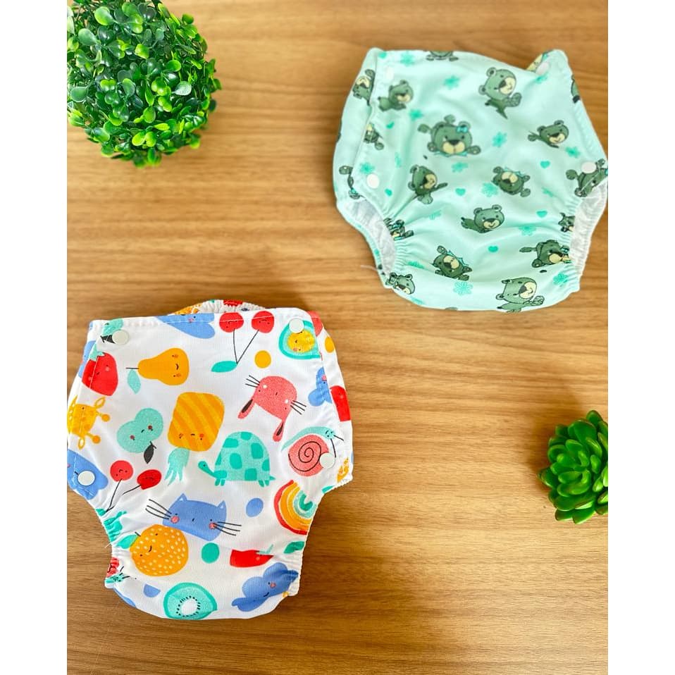 2 Fraldas Ecológica Reutilizável para Menino
