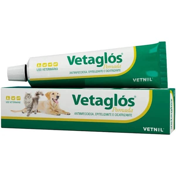Vetaglos Pomada Anti-infecciosa, epitelizante e cicatrizante 50G