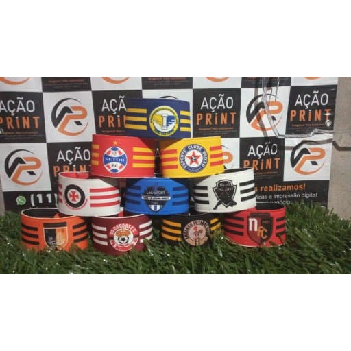 Faixa De Capitão Personalizada Dupla Face