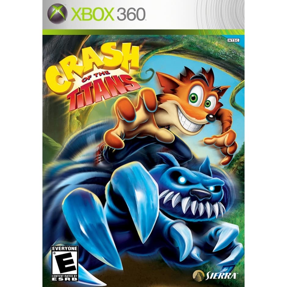 crash of the titans midia fisica - xbox 360