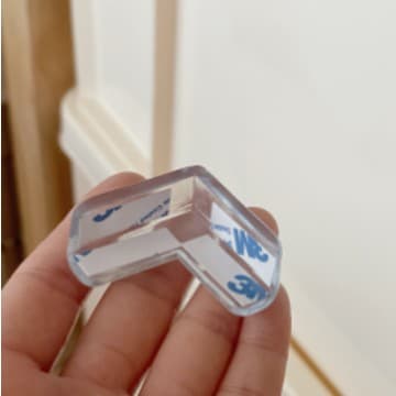 4 Protetores De Quina Silicone Quadrado Para Crianças E Bebes Proteção Anti-colisão Promoção