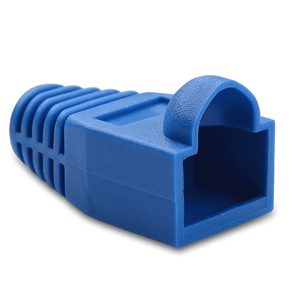 Capa Azul P/ Cabo Rede Rj45 Cat5 / Cat6  kit 10 / 20 / 30 / 50 / 100 / unidades
