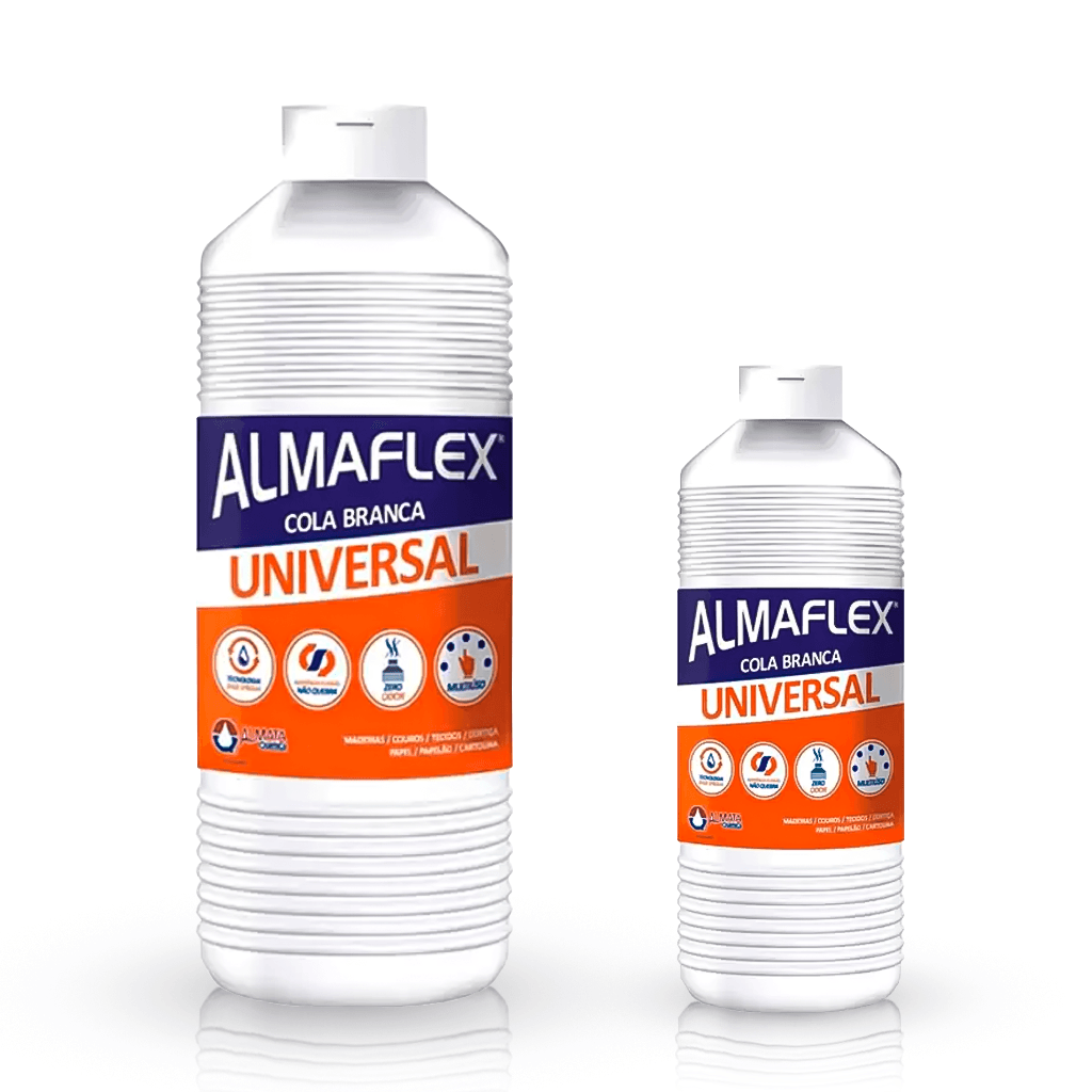 Cola Branca Extra 500g / 1kg P/ Papel Cartolina Trabalhos Escolares Construção Geral Marcenaria