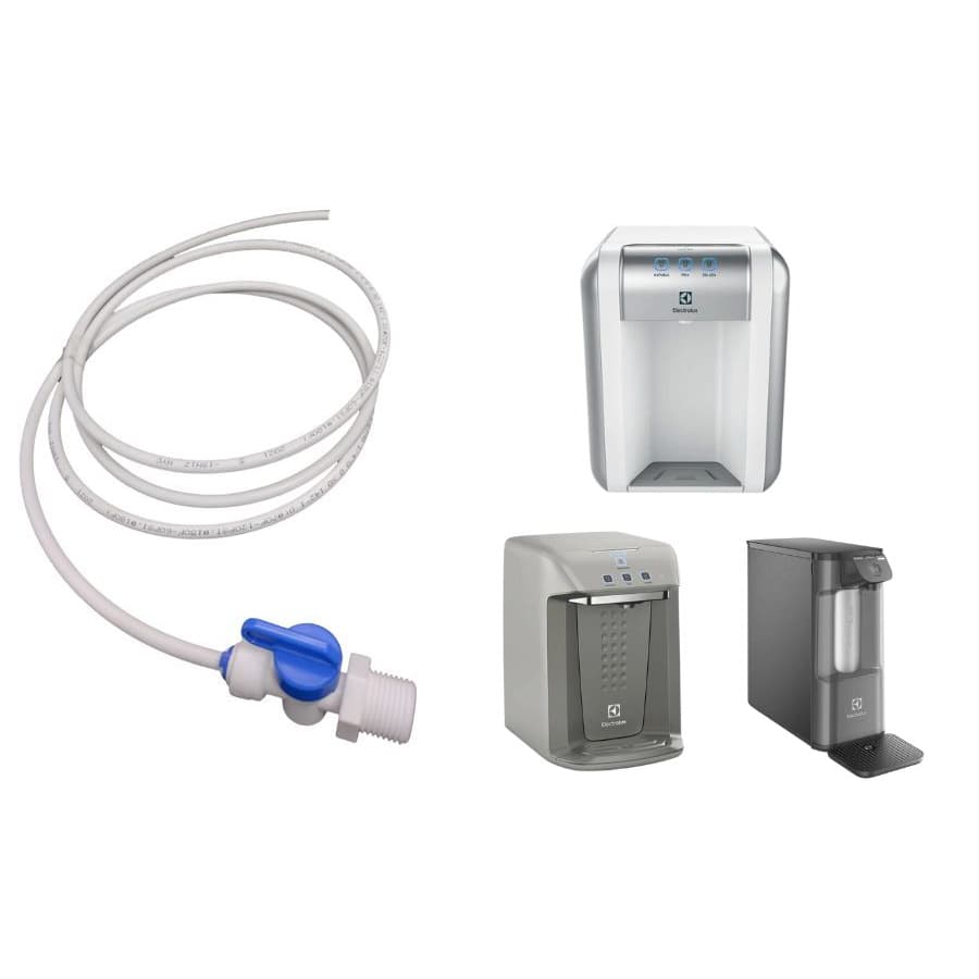 Kit mangueira 2 mts + registro p Instalação entrada Purificador De Água  Ibbl E Outros
