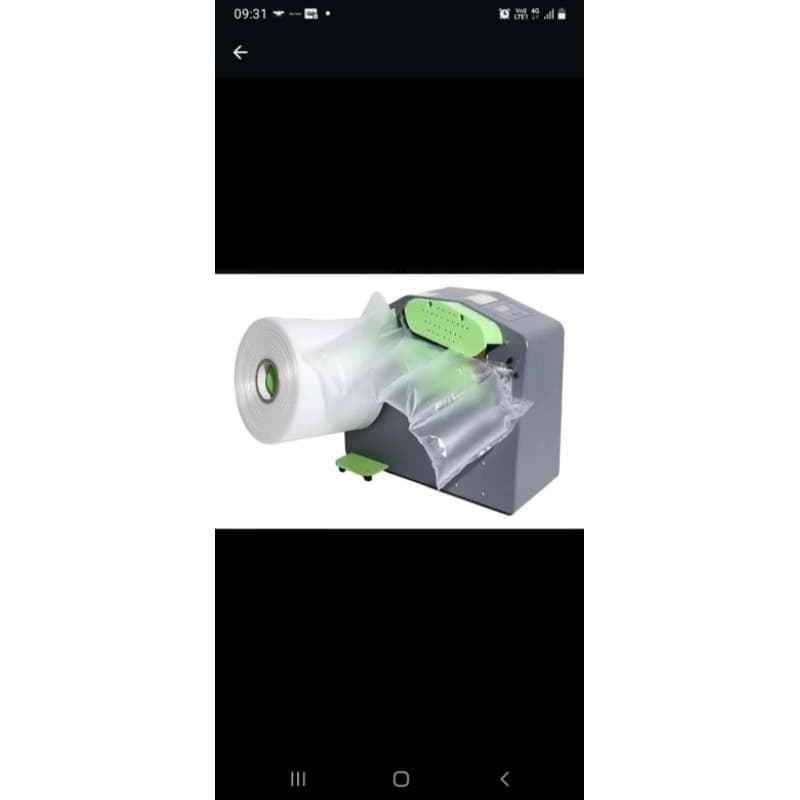 Filme Rolo Plástico Tipo Almofada De Ar Embalagem 300m