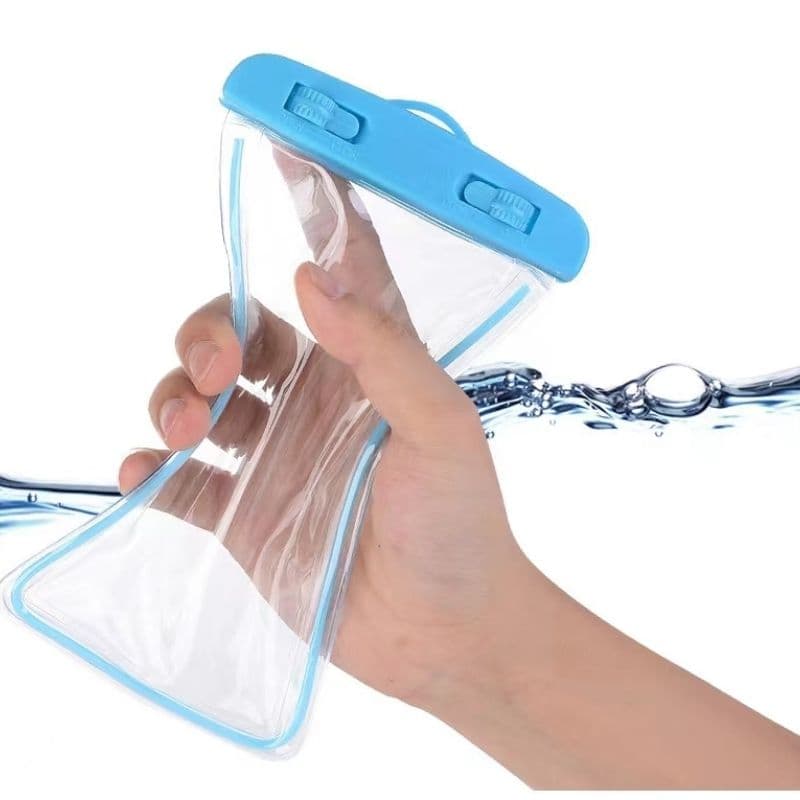 2 Capa Bolsa Prova Dágua Impermeável Celular Transparente Universal