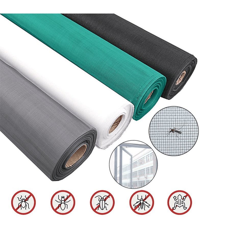 Tela de Fibra de Vidro Revestida com PVC Tela Mosquiteira Contra Dengue Chicungunha Anti Inseto