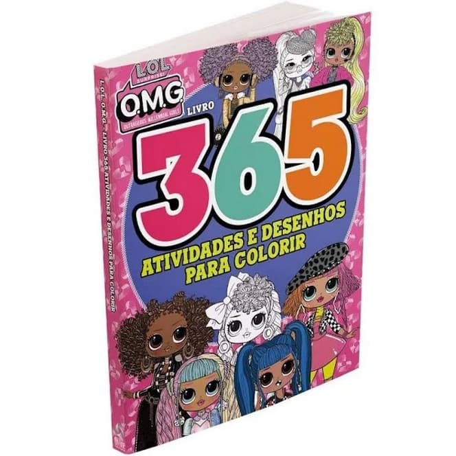 Livro Infantil 365 Atividades e Desenhos Para Colorir LOL Surprise Online