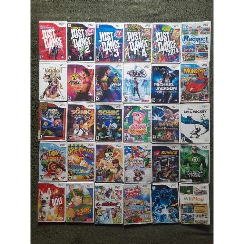 jogos nintendo wii originais