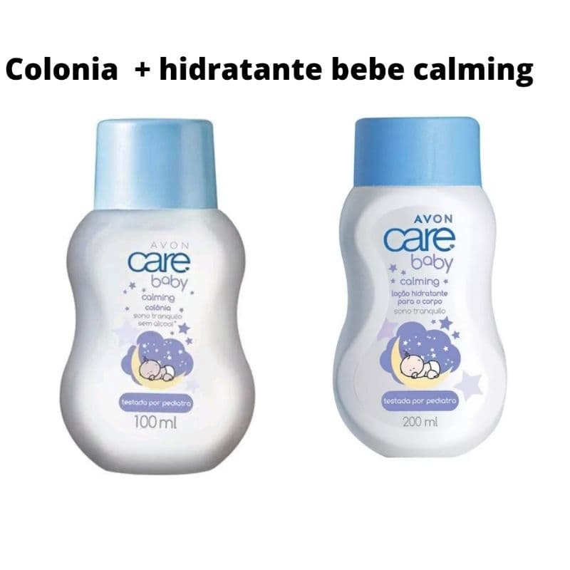 Kit ou Colônia bebê  ou + hidratante bebê avon baby care calming mamãe bebe natura colonia