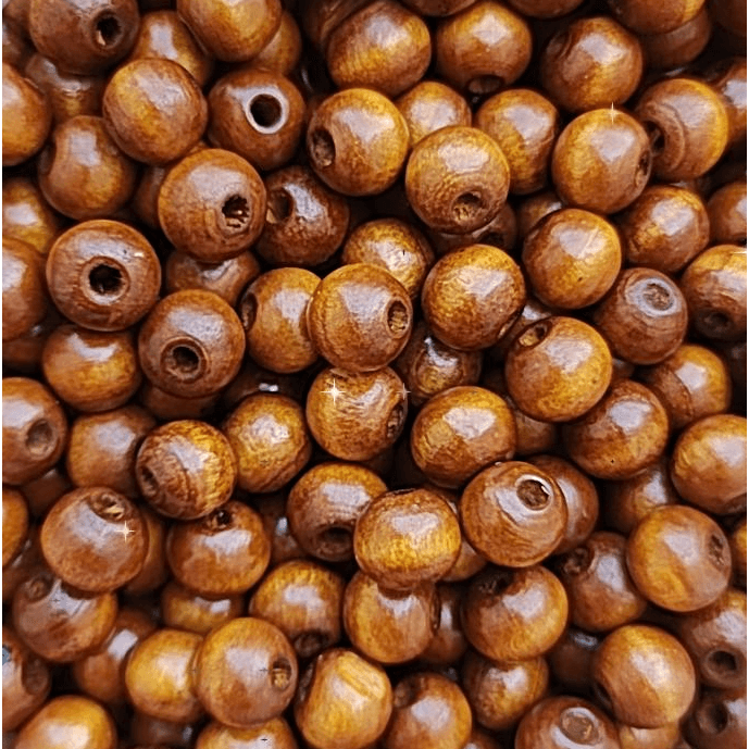 Bolas de Madeira Tamanhos 06/08/10 e 12MM Varias Cores