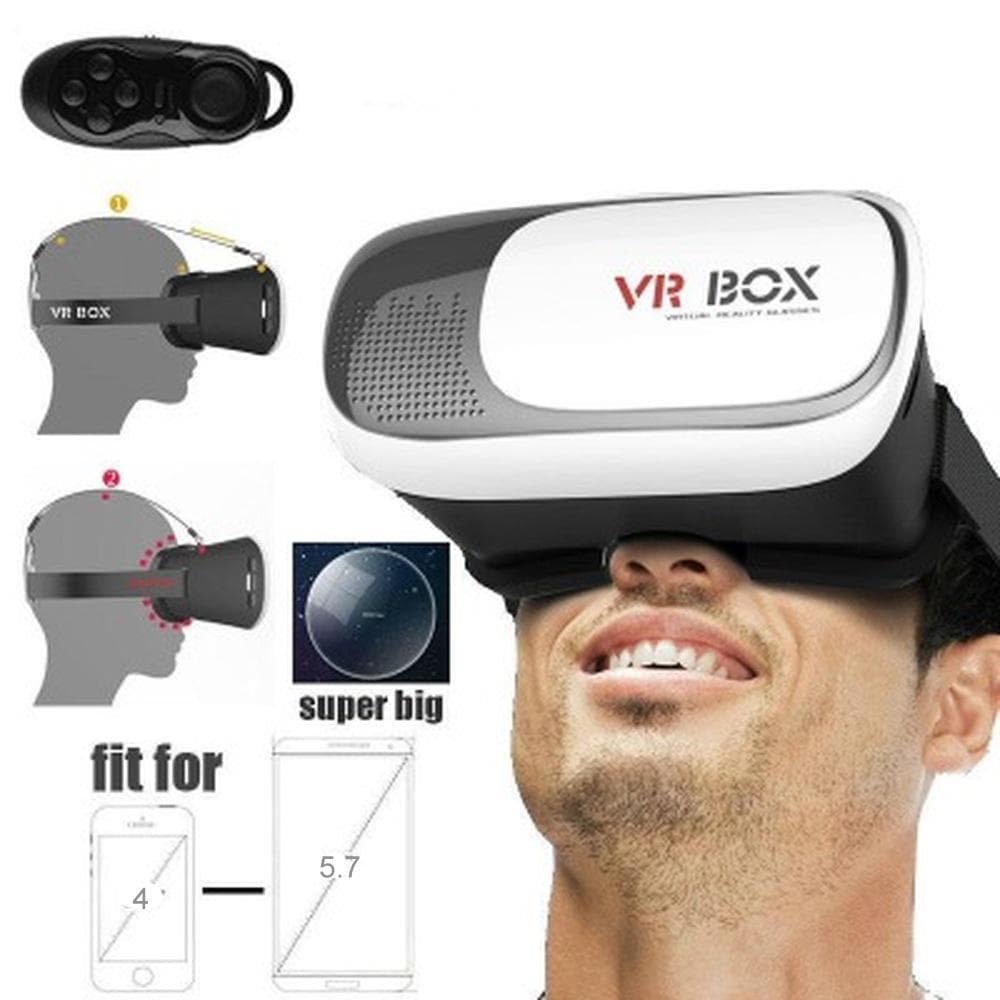 Oculos De Realidade Aumentada + Controle Bluetooth - Vr Box