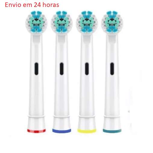 04 Refil Compatível Escova Elétrica Oral Precision Clean Etc