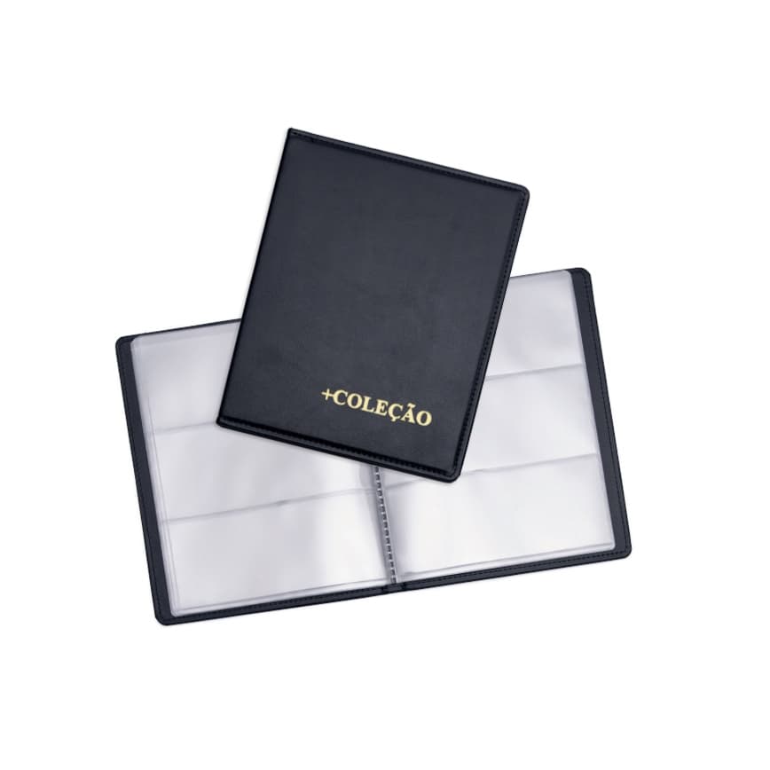 Album Para Cédulas Com 20 Folhas em PET - Luxo com case