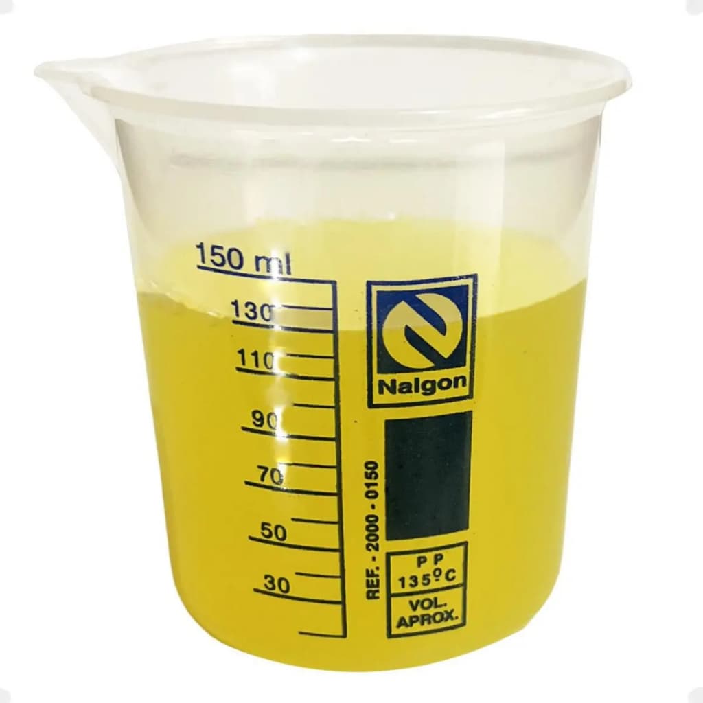Becker Em Polipropileno 150 Ml Graduado 10/10 Ml – Nalgon copo de becker