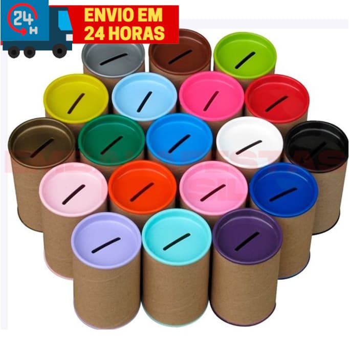 Cofrinho Papelão Decoração Festas Aniversário 6x9,5cm - 5 Unidades